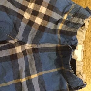 Burberry linen shorts
